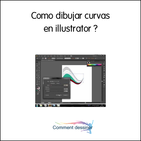 Como dibujar curvas en illustrator